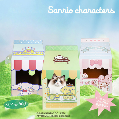 Cinnamoroll -  Milk Box Cat House Stracher