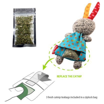 Refillable Catnip Rabbit