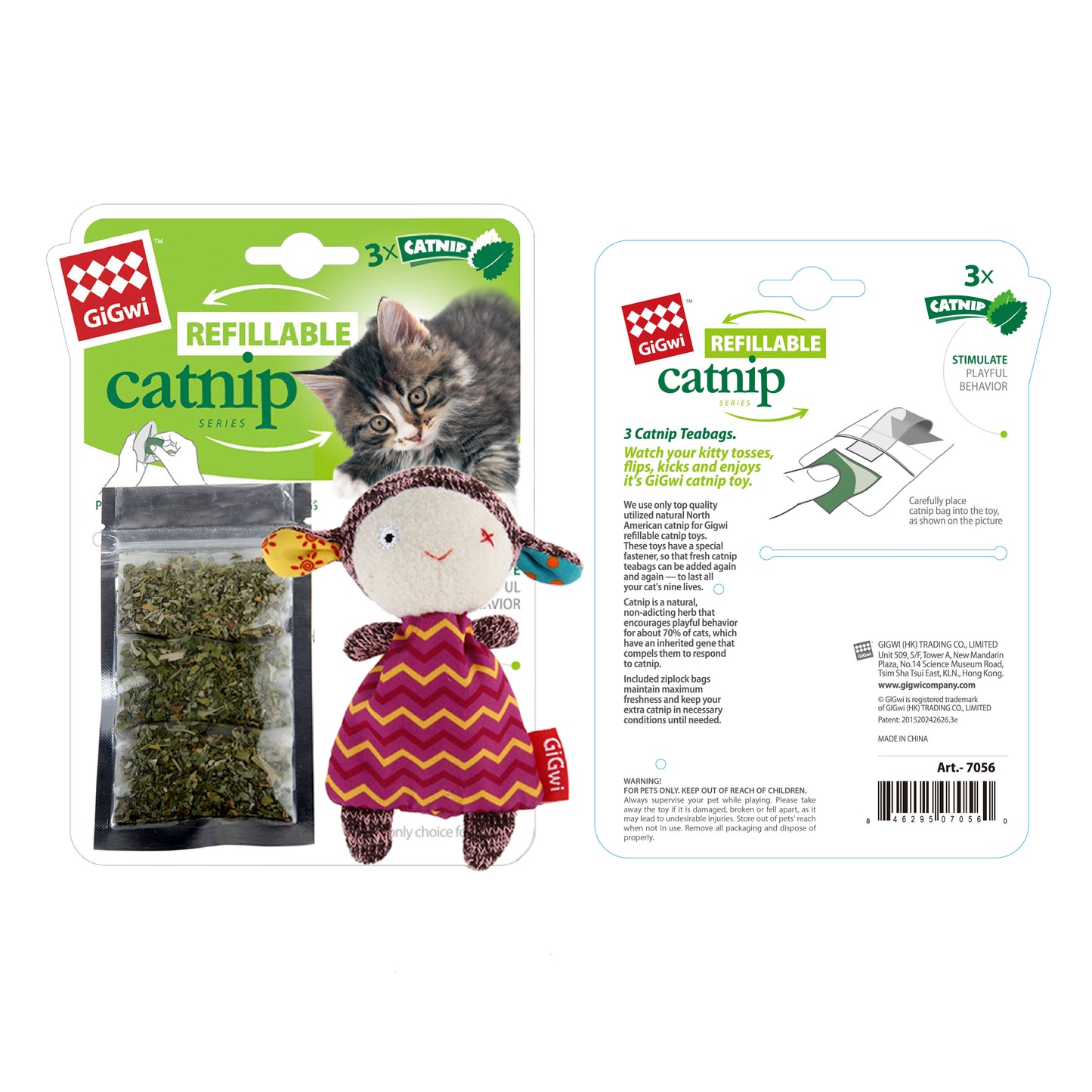 Refillable Catnip Sheep