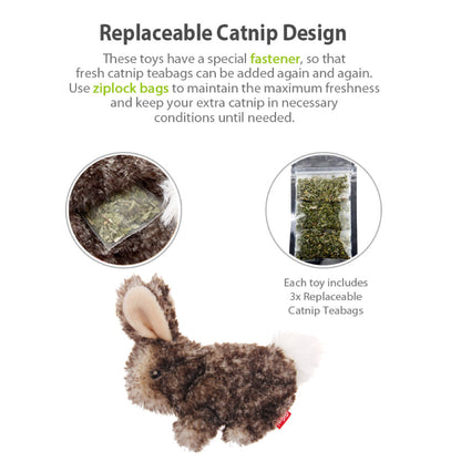 Refillable Catnip Rabbit