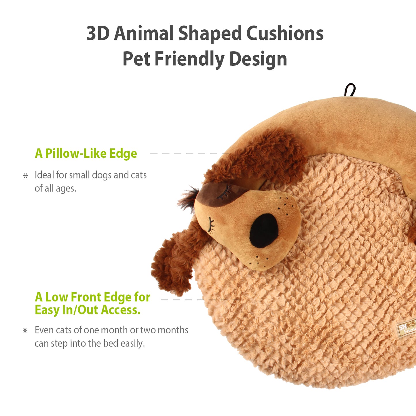 Circle 3D Sleepy Cushion