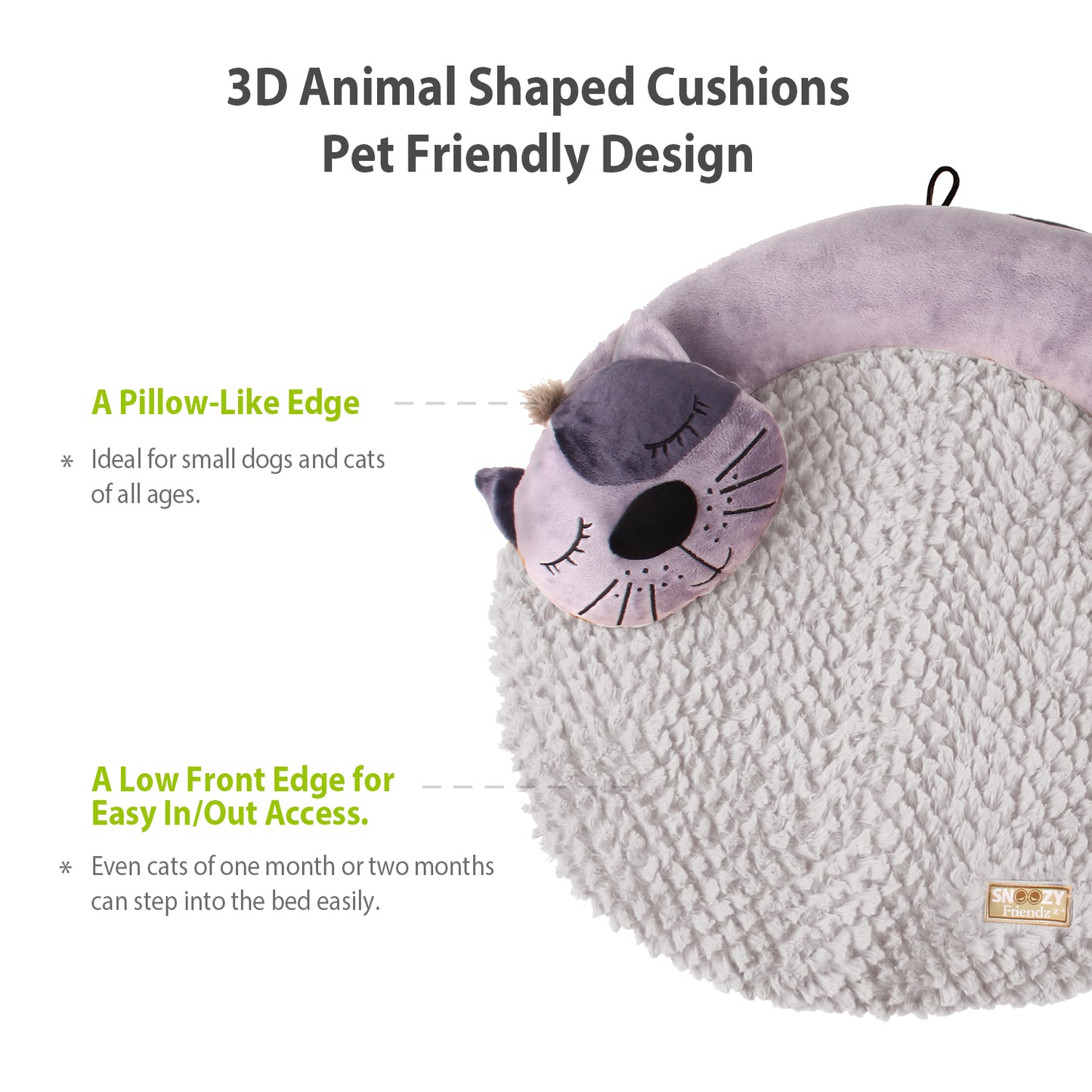 Circle 3D Sleepy Cushion