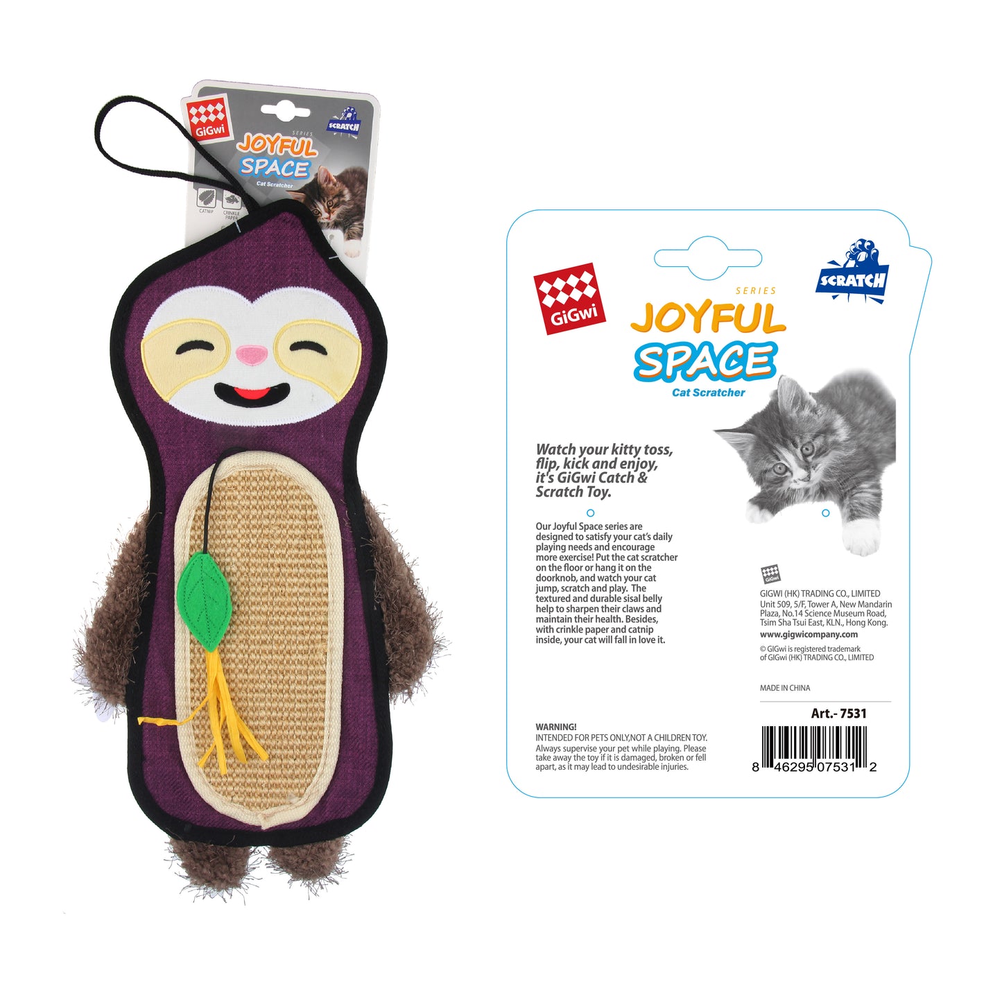 Joyful Space Sloth Scratcher