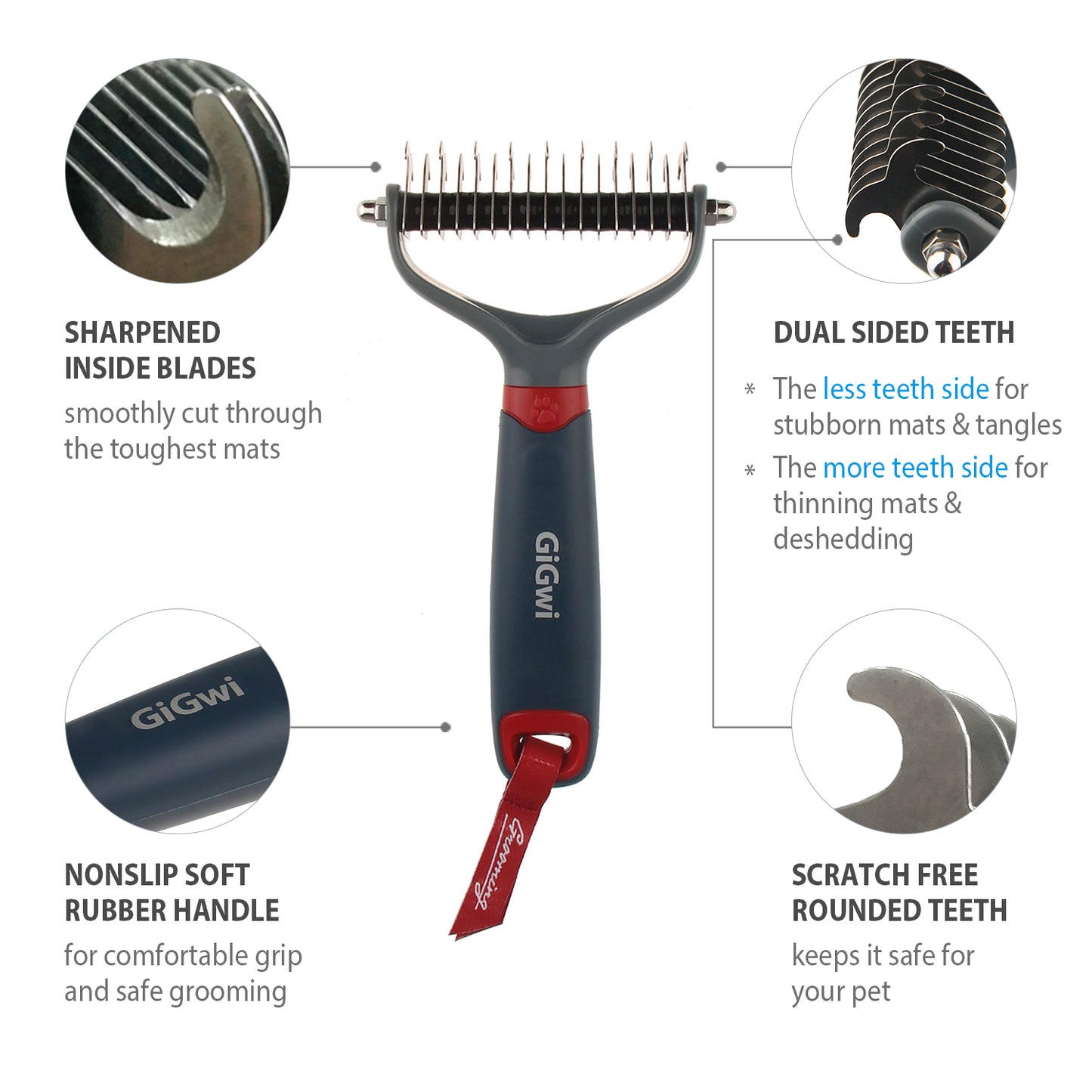 Dual Head Dematting Comb