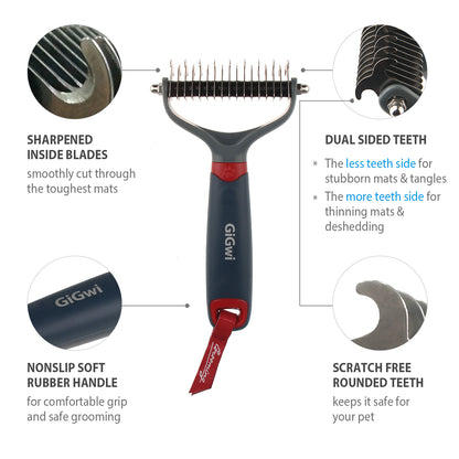 Dual Head Dematting Comb