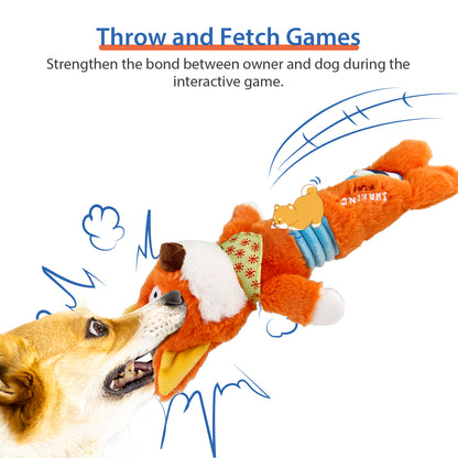 Foody Friendz-Shaking Fun Body Squeaker Fox 8461