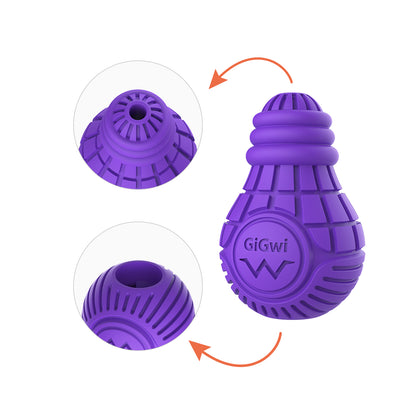 Bulb Rubber Treats Dispenser