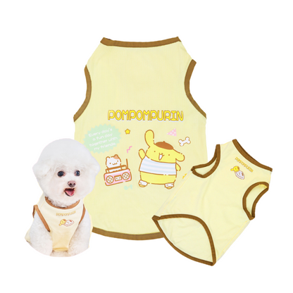 Pompompurin -  Lightweight Pet Vest for Summer and Fall Seasons