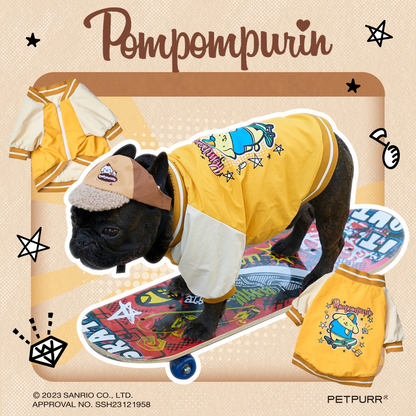 Sanrio Pompompurin Skateboard Suit