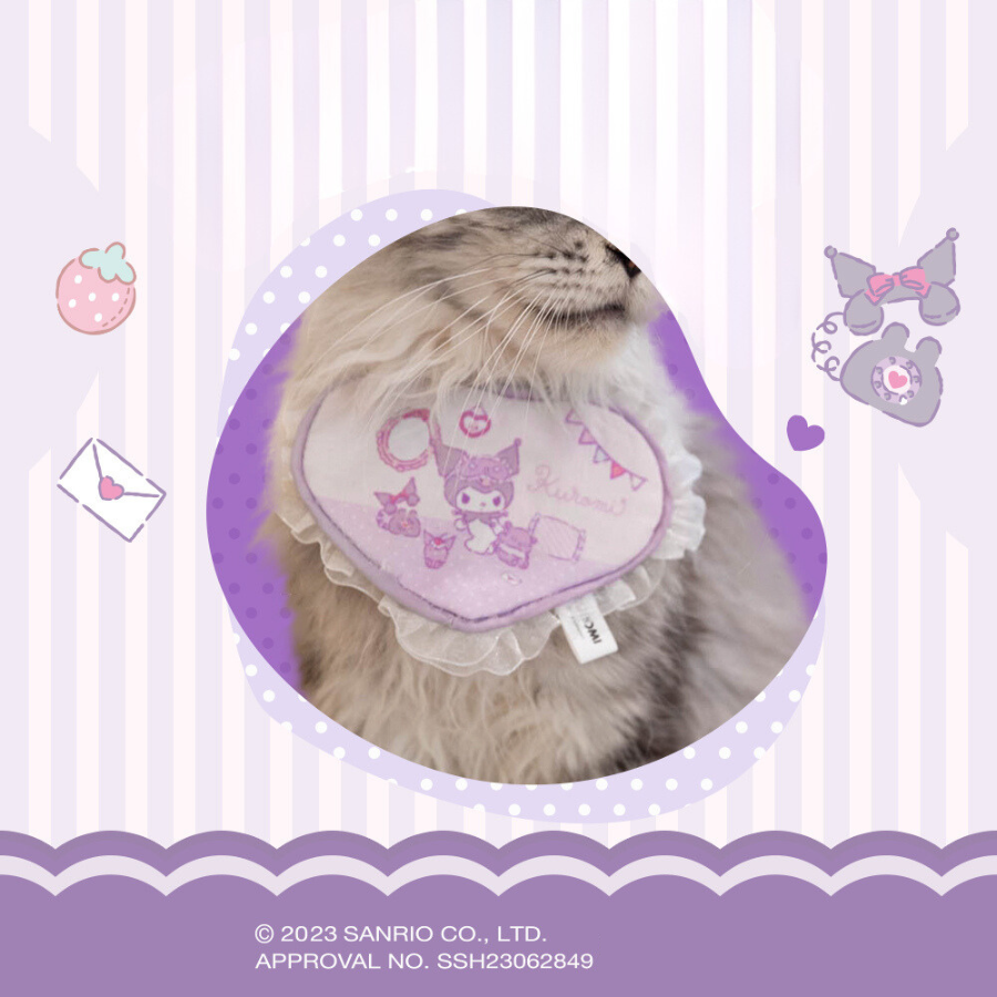 Kuromi & My Melody Pet Bib