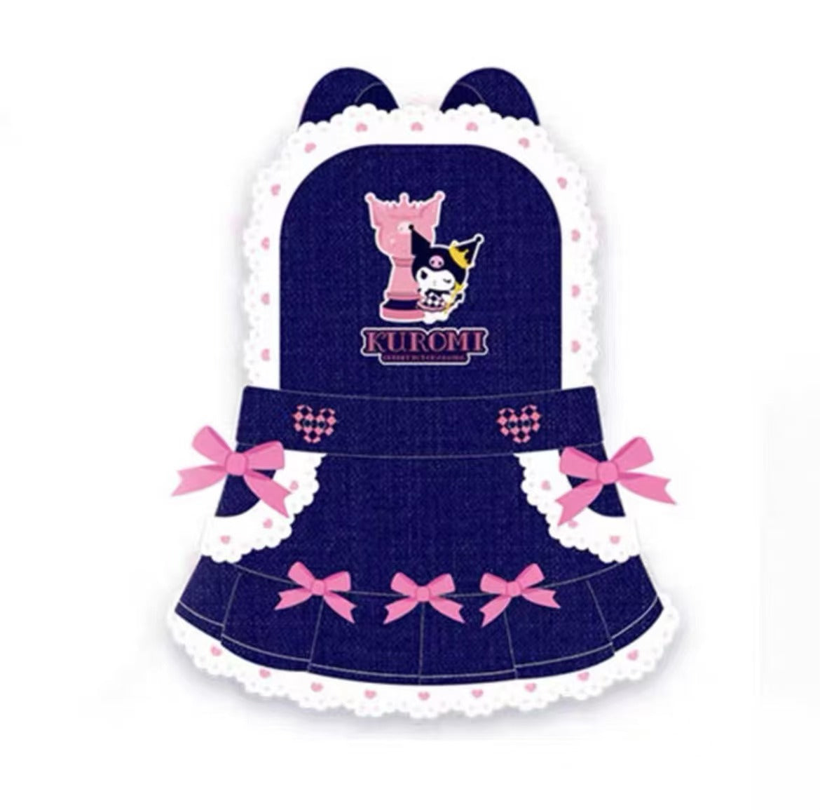 Sanrio Kuromi Chess Series Jeans Skirt Outfit